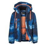 Chute Kids Cornice 2 Snow Jacket Blue Tie Dye - Image 4