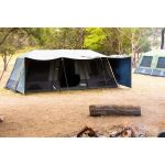 Oztrail 10 Person Fast Frame Blockout Tent Grey - Image 10