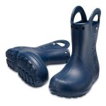 Crocs Kid's Handle It Rain Boots Navy - Image 6