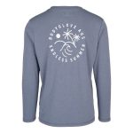 Body Glove Men's Long Sleeve Surf Tee Rash Vest Blue Marle - Image 2