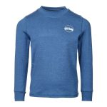 Body Glove Kids Long Sleeve Beach Printed Rash Vest Navy