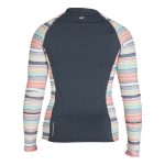 O'Neill Girls' Lane Full Zip Long Sleeve Rash Vest GMA2 Gunmetal & Alexa Tile - Image 4