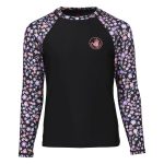 Body Glove Youth Girls Floral Long Sleve Rash Vest Floral