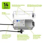 Ampsafe Caravan to Home Power Adapter Grey - Image 2