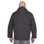 Cape Men's Zephyr Hooded Fleece Jacket Jet Black - Image 4