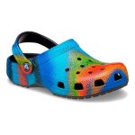 Crocs Kid's Spray Dye Clog Black & Multicoloured
