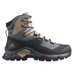 Salomon Women's Quest Element Gore-Tex Mid Hiking Boots Ebony & Stormy Weather