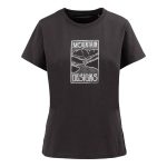 Mountain Designs Women's Black Australus Short Sleeve Tee Washed Black