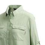 Mountain Designs Women's Wilpena II Long Sleeve Shirt Laurel Green - Image 2