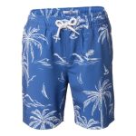 Cape Boy's Vintage Trop Volley Shorts Blue