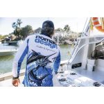 Nomad Design Mighty Marlin White Collared Fishing Shirt White - Image 6