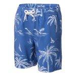 Cape Boy's Vintage Trop Volley Shorts Blue - Image 3