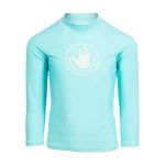 Body Glove Kids' Long Sleeve Rash Vest Aqua