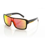 Carve Anchor Beard Iridium Sunglasses Gloss Black & Orange Iridium One Size Fits Most