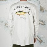 Salty Crew Ahi Mount Tech Long Sleeve Tee White - Image 4