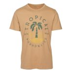 Cape Men's Tropical Tee Oatmeal