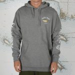 Salty Crew Ahi Mount Fleece Hoodie Gunmetal Heather