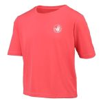 Body Glove Youth Girl's Short Sleeve Logo Surf Tee Pink Punch - Image 3