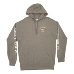 Salty Crew Ahi Mount Fleece Hoodie Gunmetal Heather - Image 3