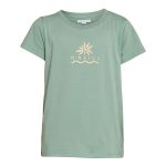 O'Neill Girls Island Time Tee Sage Green