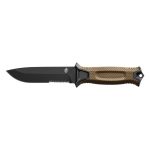 Gerber Strongarm Coyote Seratted Fixed Blade Knife Coyote - Image 2