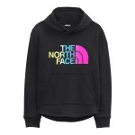 The North Face Girls' Camp Fleece Pullover Hoodie Tnf Black Multi