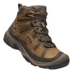 Keen Men's Circadia Waterproof Mid Hiking Boots Bison Brindle