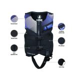 Body Glove Child L50S Neoprene PFD Blue - Image 2