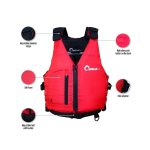 Seak L50 Kayak Youth PFD Red - Image 3