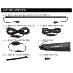 Dune 4WD 12V 2 Bar Camping Light Kit Black - Image 4