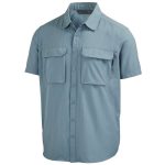 Mountain Designs Men's Ormiston II Short Sleeve Shirt Blue - Image 9