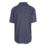 Trip In A Van Men's Woven Yarn Short Sleeve Shirt Washed Navy - Image 2