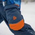 Chute Kids Kai Snow Mittens Burnt Orange - Image 2