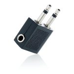 Go Travel Airline Headphone Adaptor Black - Image 3