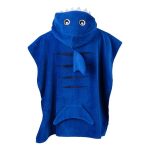Cape Kids Shark Hooded Towel Blue One Size - Image 2