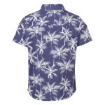 Cape Youth Boy's Tropical Short Sleeve Shirt Navy - Image 2