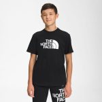 The North Face Boys Short Sleeve Graphic Tee TNF Black & TNF White