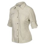 Gondwana Women's Killalea Long Sleeve Shirt Chalk - Image 3