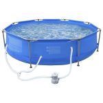 Avenli Round Swimming Pool 12ft Blue 12 ft - Image 7