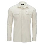 Gillz Everyman Woven Long Sleeve Performance Vented Fishing Shirt Turtle Dove