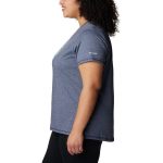 Columbia Women's Plus Size Sun Trek Tee Nocturnal / Swirl Graphic - Image 6