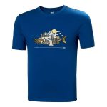 Helly Hansen Men's F2F Organic Cotton Tee Deep Fjord