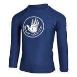 Body Glove Kids' Core Hand Long Sleeve Rash Vest Navy - Image 3
