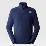The North Face Men's 100 Glacier 1/4 Fleece Summit Navy
