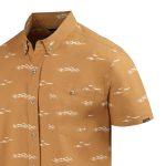 Mountain Designs Bistre Men's Tonga Short Sleeve Shirt Bistre - Image 4