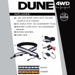 Dune 4WD Flexible LED Strip Light White & Orange - Image 2
