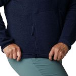 Columbia Women's Sweater Weather Full Zip Fleece 466 - Nocturnal Heather 2X - Image 6