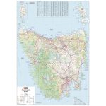 Hema Tasmania State Map Multicoloured - Image 2