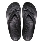 Crocs Women's Kadee II Flip Thongs Black - Image 2