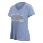 Cape Women's Lacey 2 Tee Cornflower - Image 4